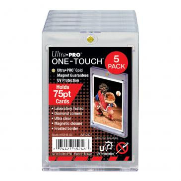 Ultra Pro One Touch - 75PT - UV with Magnetic Closure 5 Pack - Good Games