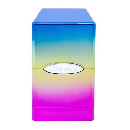 Ultra Pro - Deck Box Satin Tower Hi-Gloss - Rainbow - Good Games