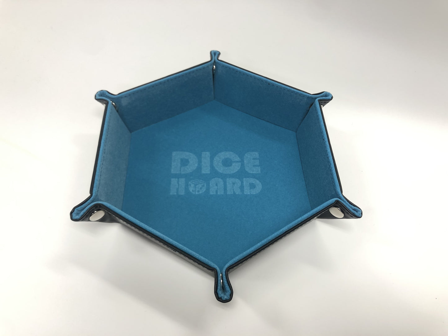Dice Hoard Dice Tray Hex Blue - Good Games