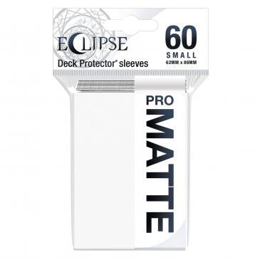 Ultra Pro Eclipse Matte Small Sleeves Arctic White 60 - Good Games