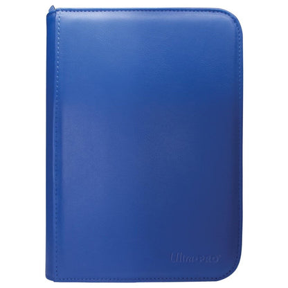 Ultra Pro Vivid 4-Pocket Zippered Pro-Binder: Blue - Good Games