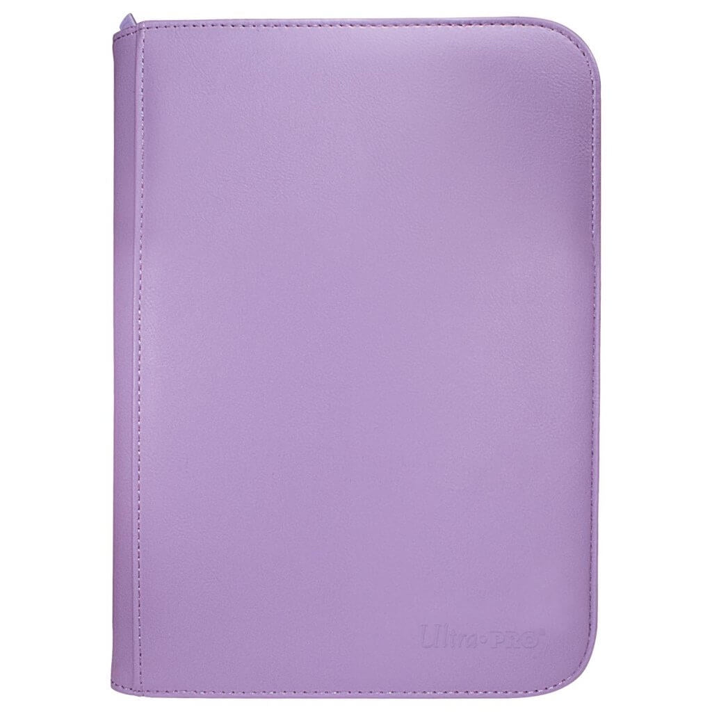 Ultra Pro Vivid 4-Pocket Zippered Pro-Binder: Purple - Good Games