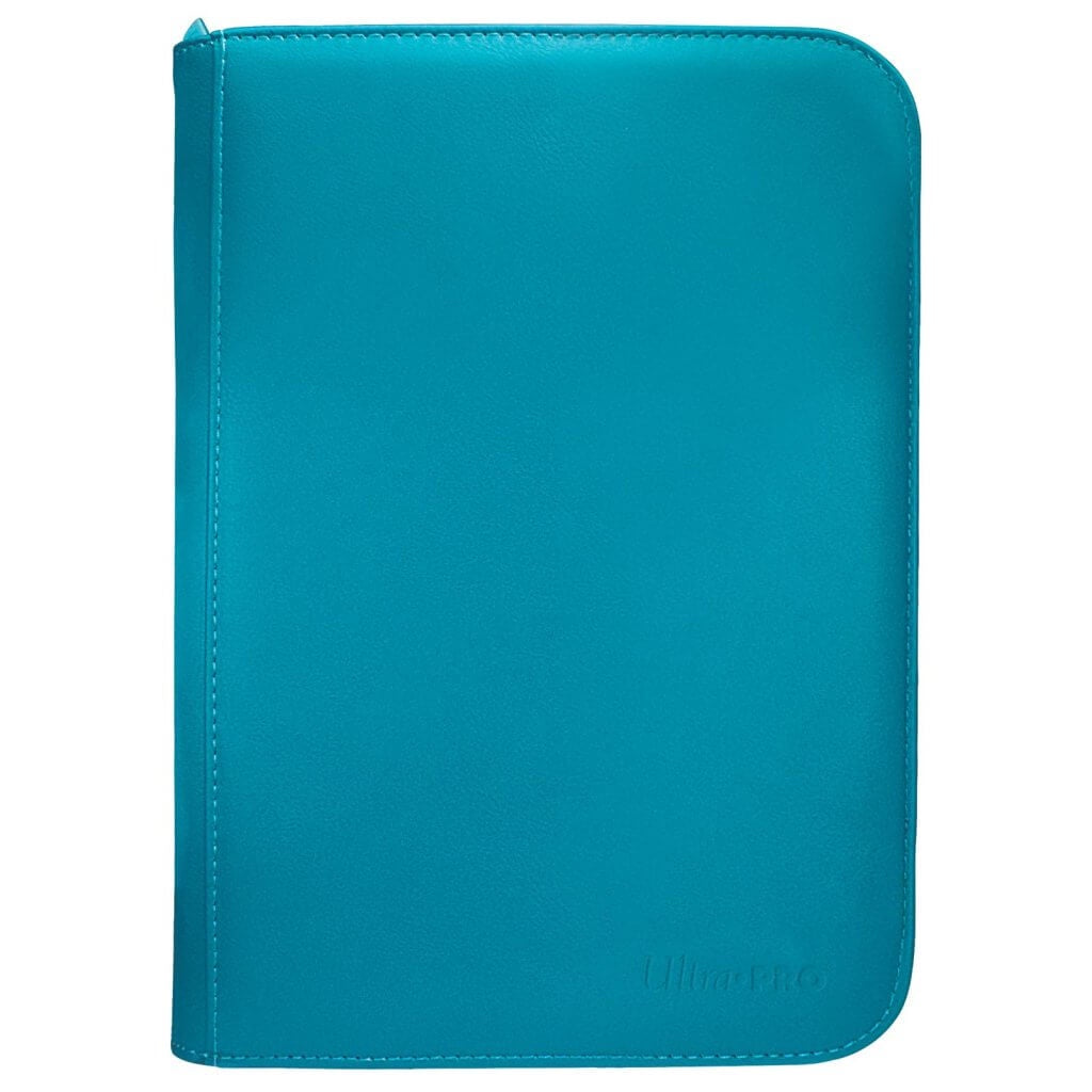 Ultra Pro Vivid 4-Pocket Zippered Pro-Binder: Teal - Good Games