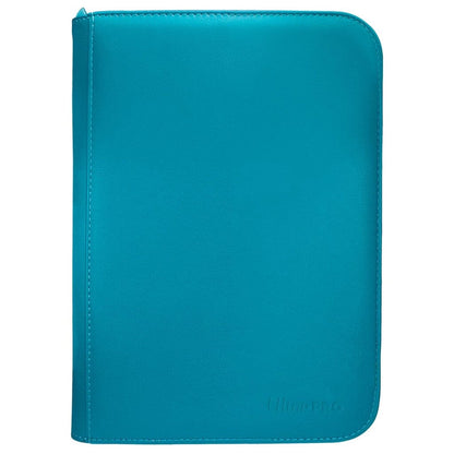 Ultra Pro Vivid 4-Pocket Zippered Pro-Binder: Teal - Good Games