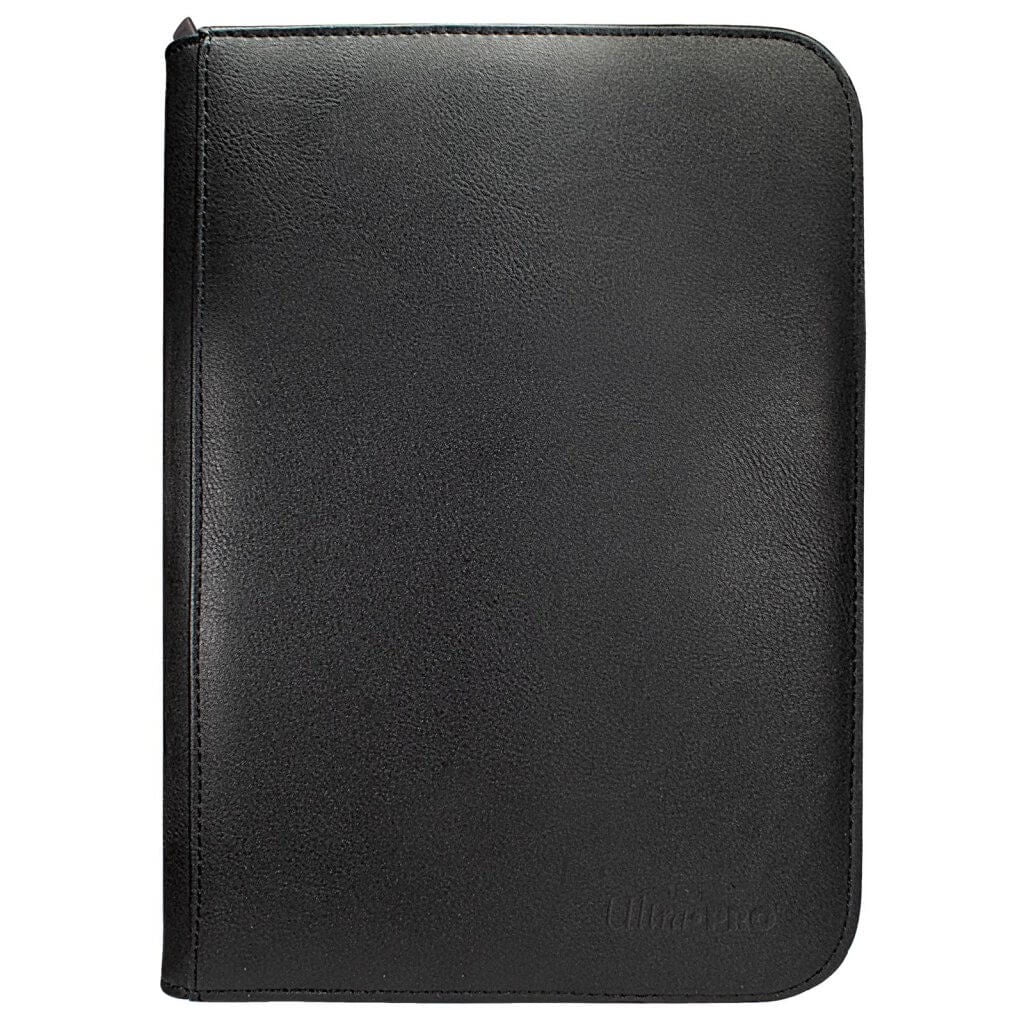 Ultra Pro Vivid 4-Pocket Zippered Pro-Binder: Black - Good Games