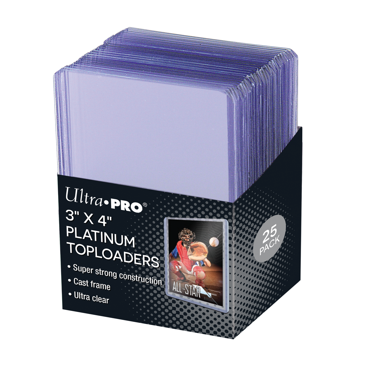 Ultra Pro Toploader - 3x4 Ultra Clear Platinum (25) - Good Games