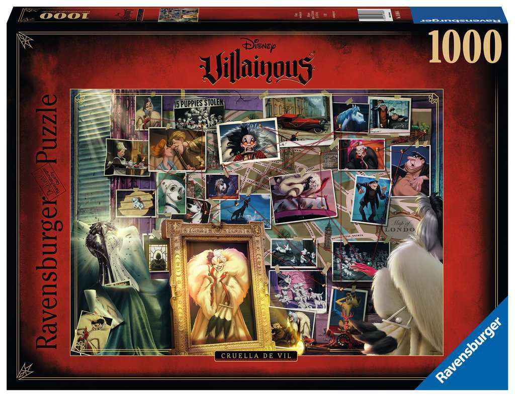 Ravensburger - Villainous Cruella De Vil - 1000 Piece jigsaw - Good Games