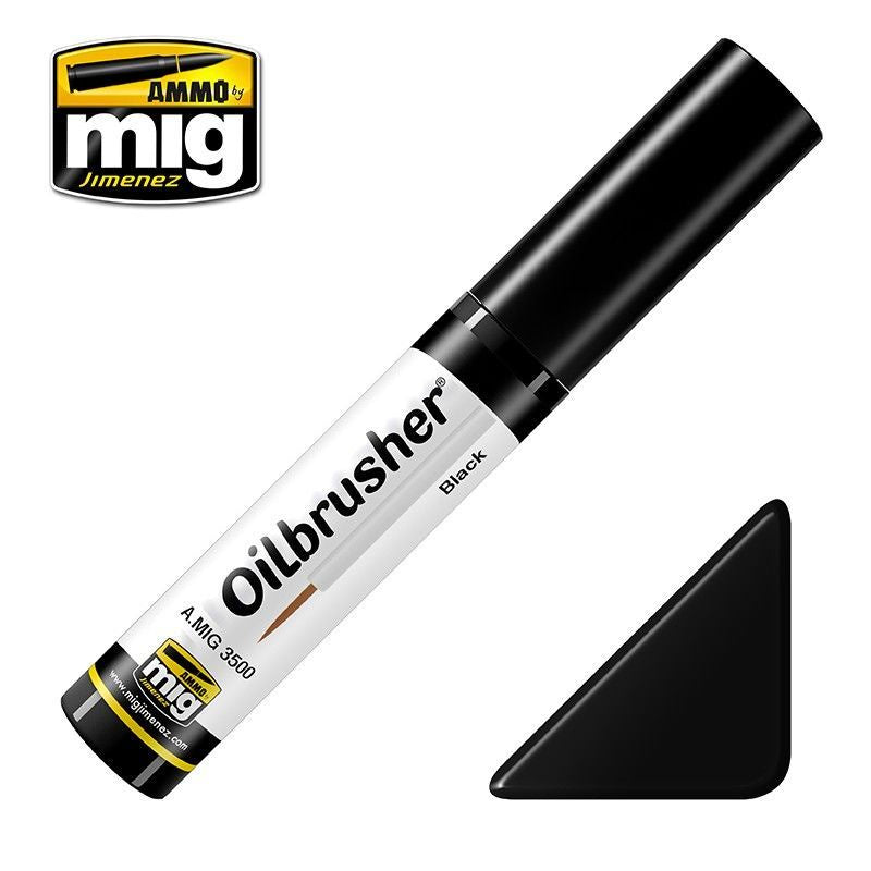 Ammo by MIG Oilbrusher - Black - Good Games