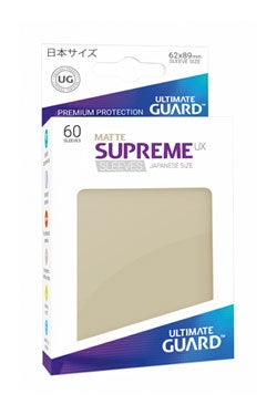Ultimate Guard - Supreme UX Japanese Size Sleeves Matte Sand (60) - Good Games