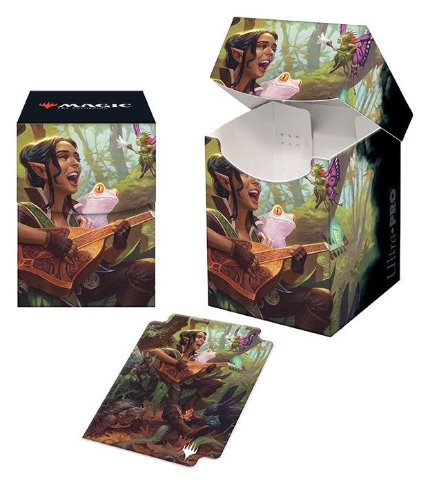 Ultra Pro - Magic the Gathering - Deck Box - Pro 100+ Adventures in the Forgotten Realms - Ellywick Tumblestrum - Good Games