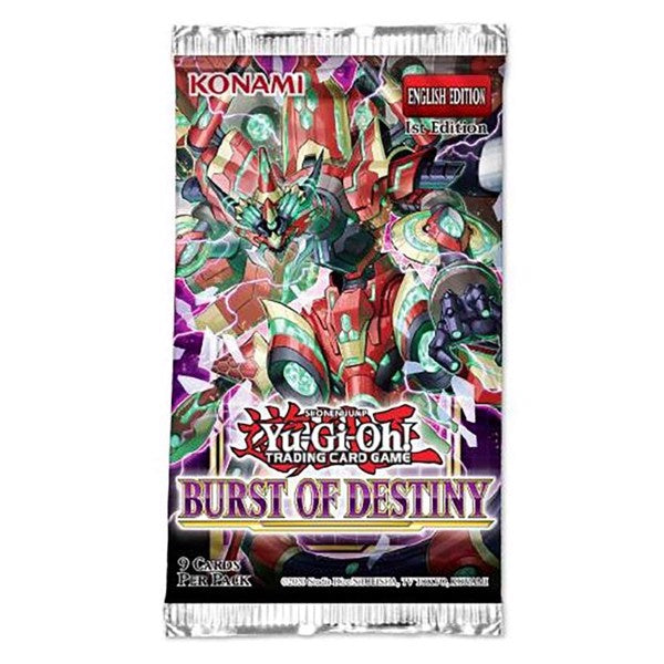 Yu-Gi-Oh! - Burst Of Destiny Booster Pack - Good Games