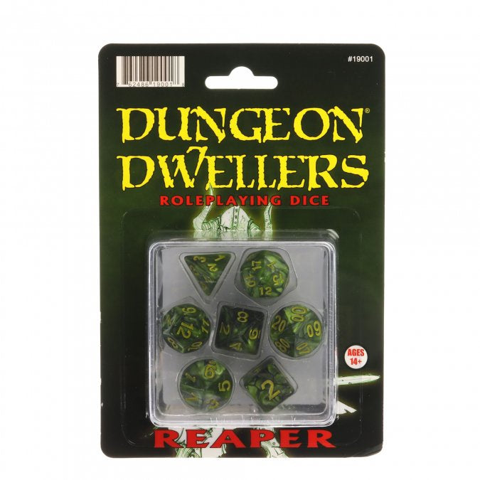 Reaper: Pizza Dungeon Dice: Dungeon Dwellers Dice Set - Good Games