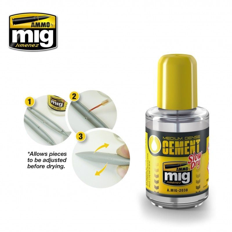 Ammo Accessories Medium Dense Cement - Slow Dry (Polyester Plastic Glue) - Good Games
