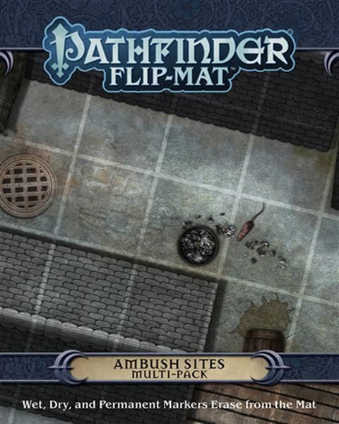 Pathfinder Flip Mat Ambush SItes Multi Pack - Good Games