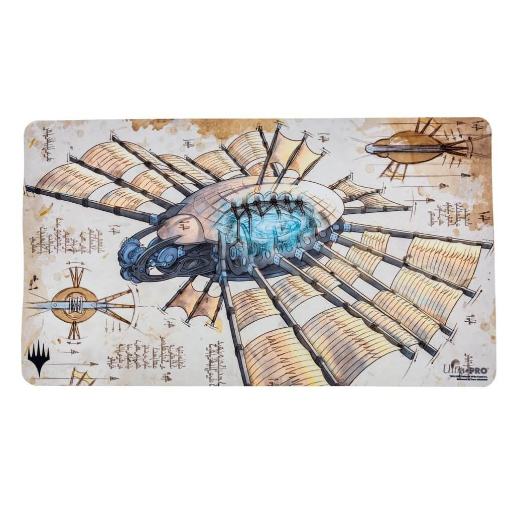 Brothers War Schematic Ornithopter Art - Playmat - Good Games