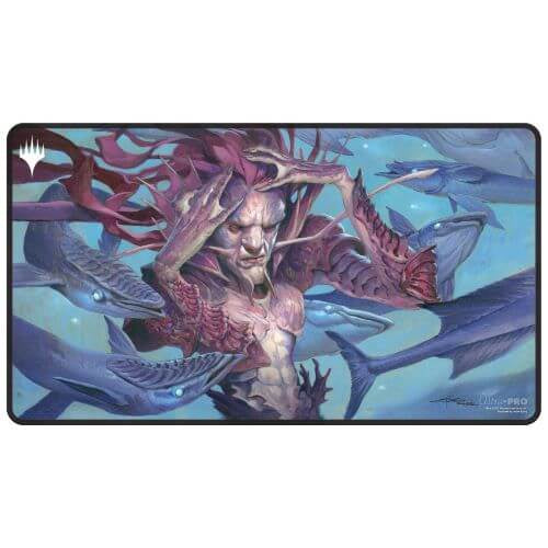 Magic: The Gathering - Dominaria Remastered Black Stitched Playmat V5 - Good Games