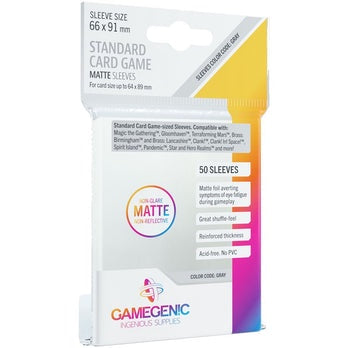 Gamegenic Matte Board Game Sleeves - Standard - Good Games