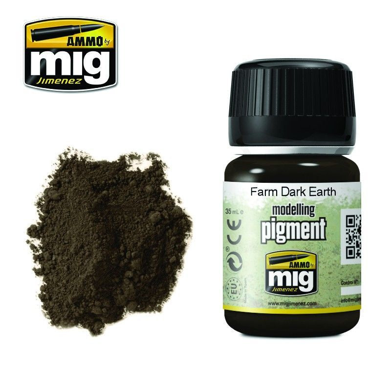 Ammo by MIG Pigments Farm Dark Earth 35ml - Good Games