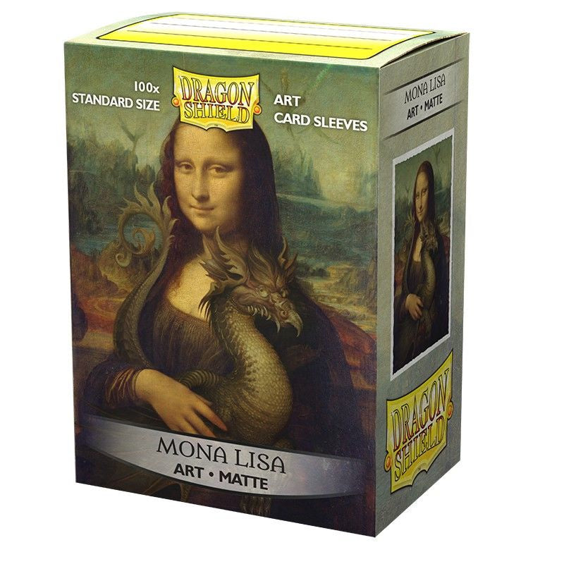 Dragon Shield - Mona Lisa Matte Art Box Sleeves Standard Size (100) - Good Games