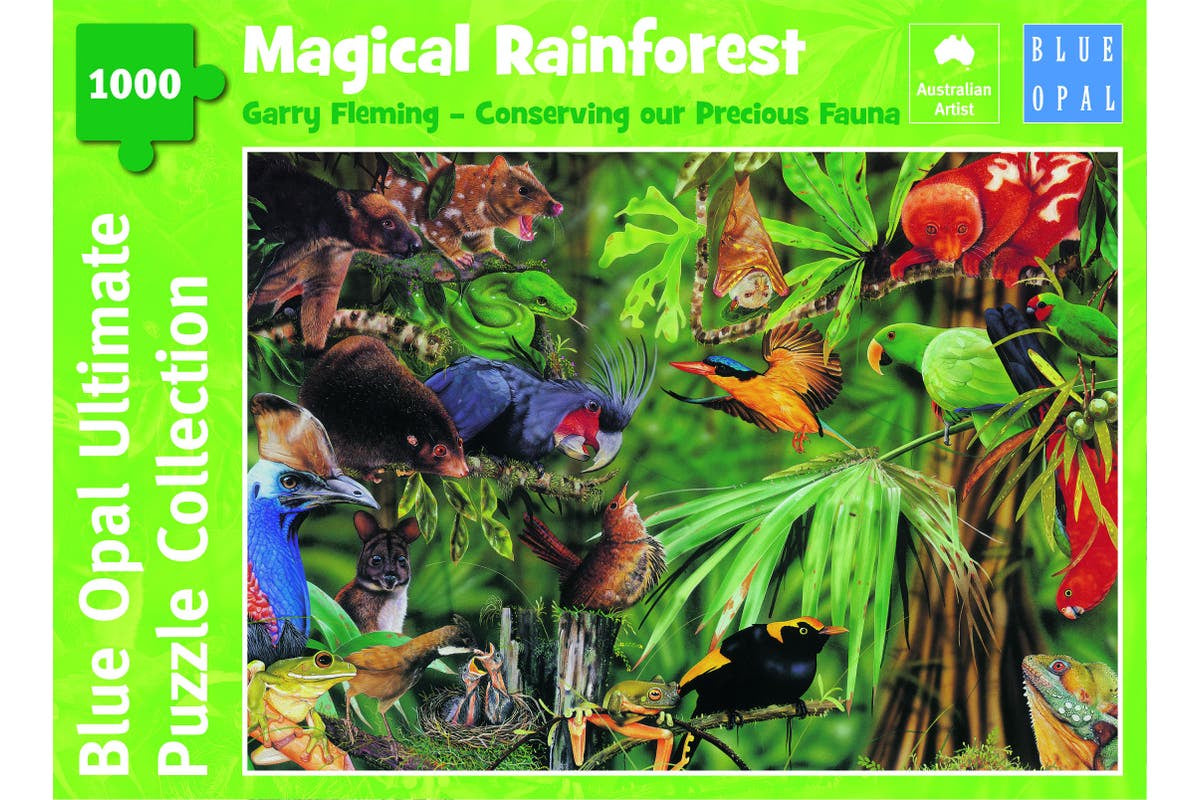 Blue Opal - Fleming On the Forest Floor 1000 Piece Jigsaw - Good Games