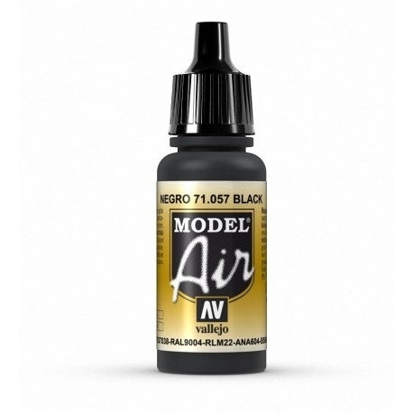 Vallejo Model Air - Black 17 ml - Good Games