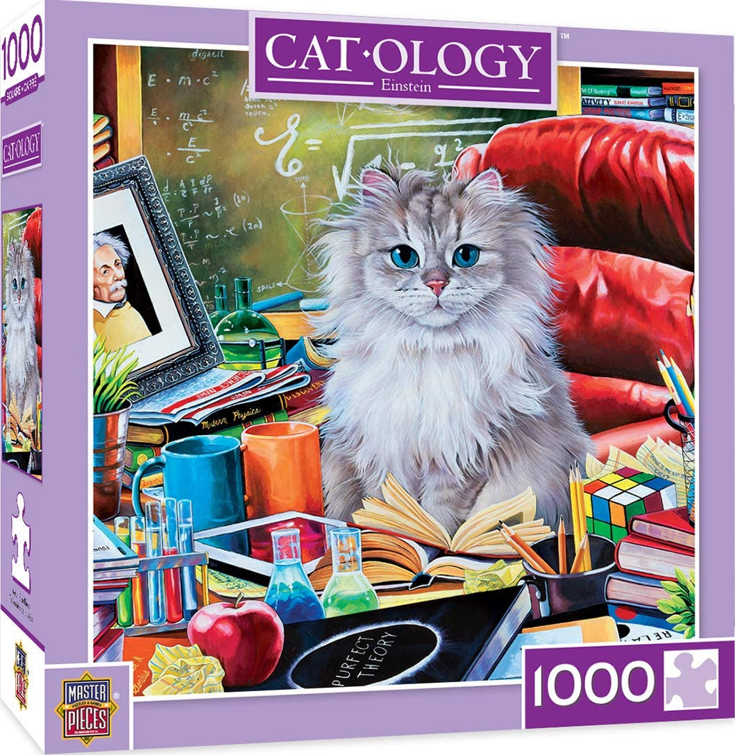 MasterPieces - Cat-ology Einstein 1000 Piece Jigsaw - Good Games
