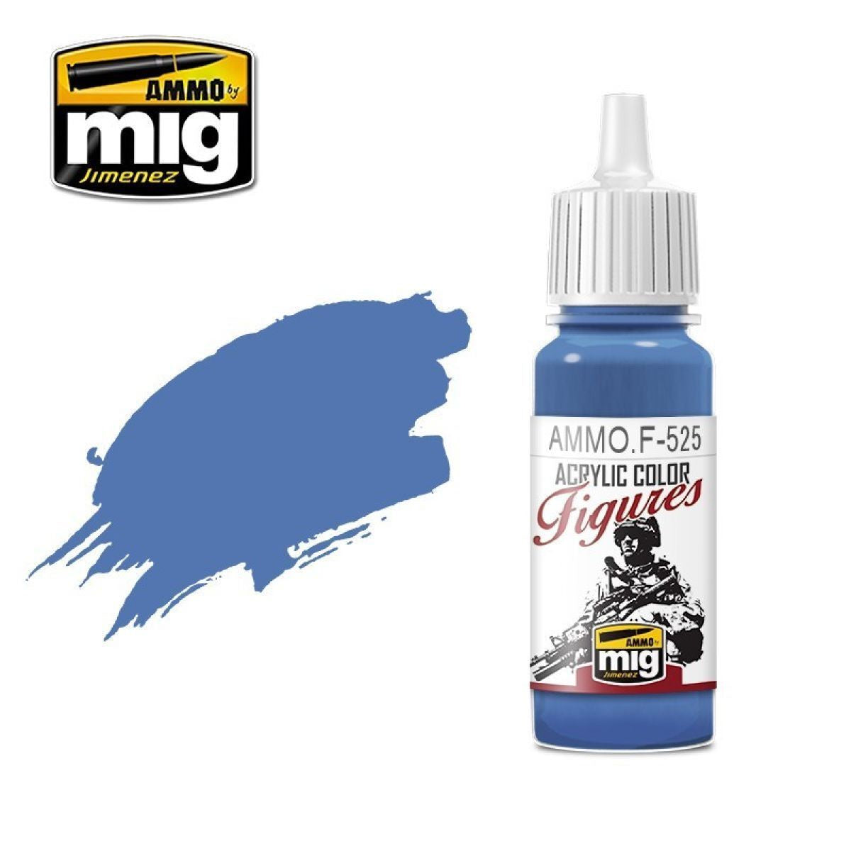 Ammo by MIG Figures Paints Medium Blue 17ml - Good Games