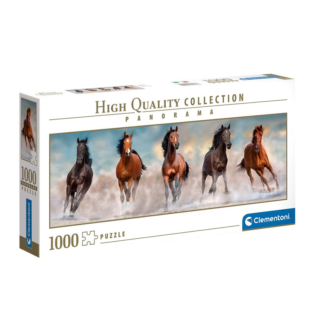 Clementoni - Panorama - Horses 1000 Piece Jigsaw