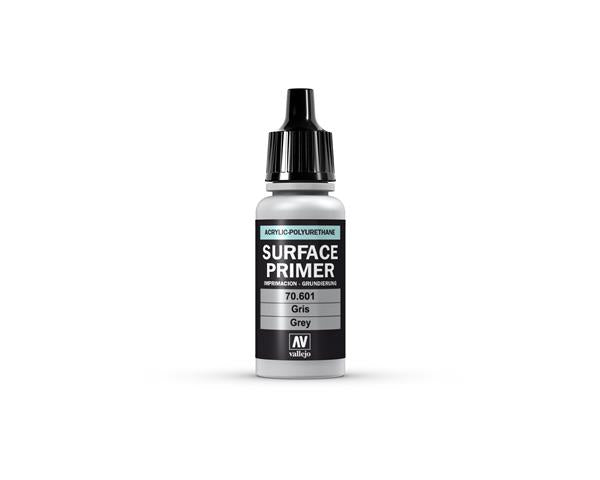 Vallejo Surface Primer Acrylic Paint - Grey 70601 17ml - Good Games