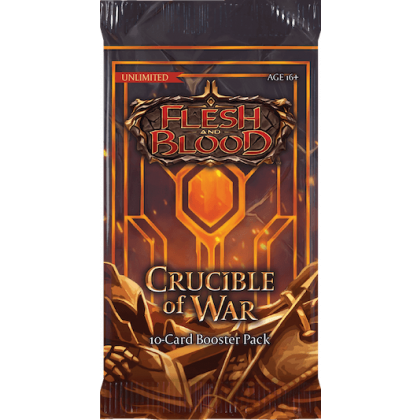 Flesh and Blood TCG - Crucible Of War Unlimited Booster Pack - Good Games