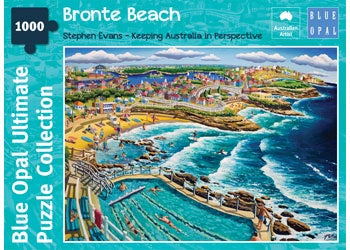 Blue Opal - Bronte Beach Stephen Evans 1000 Piece Jigsaw - Good Games