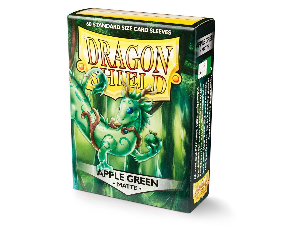 Dragon Shield - Sleeves - Matte Apple Green- Standard Size (60) - Good Games