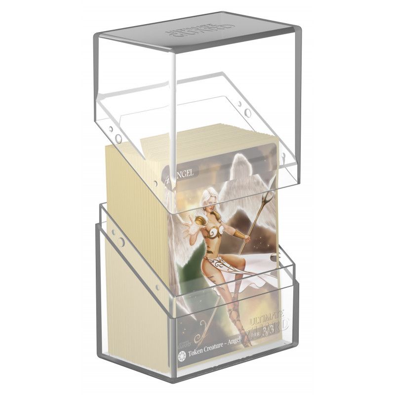 Ultimate Guard - Boulder Deck Case 60+ Standard Size Transparent - Good Games