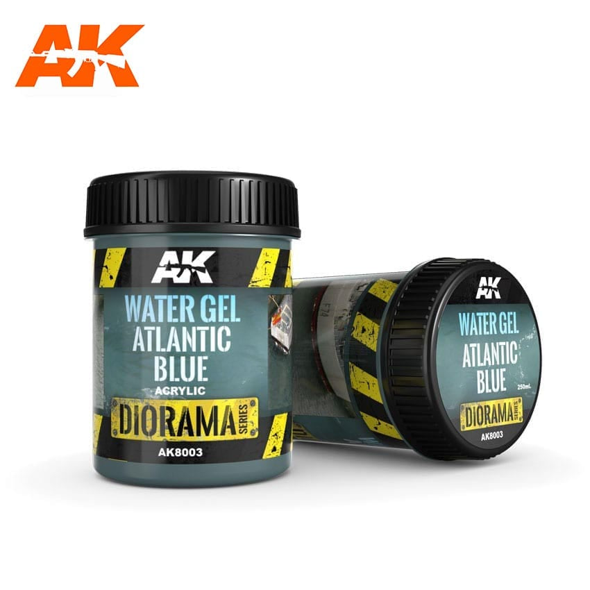 AK Interactive Dioramas - Water Gel Atlantic Blue 250ml - Good Games