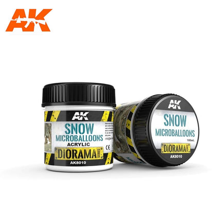 AK Interactive Dioramas - Snow Microballoons 100ml - Good Games