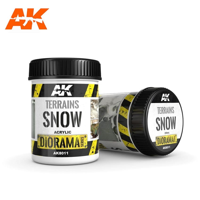 AK Interactive Dioramas - Terrains Snow 250ml - Good Games