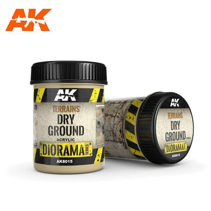 AK Interactive Dioramas - Terrains Dry Ground 250ml - Good Games
