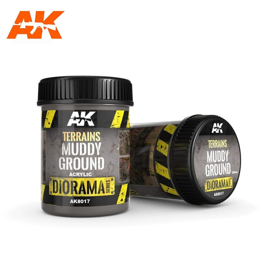 AK Interactive Dioramas - Terrains Muddy Ground 250ml - Good Games
