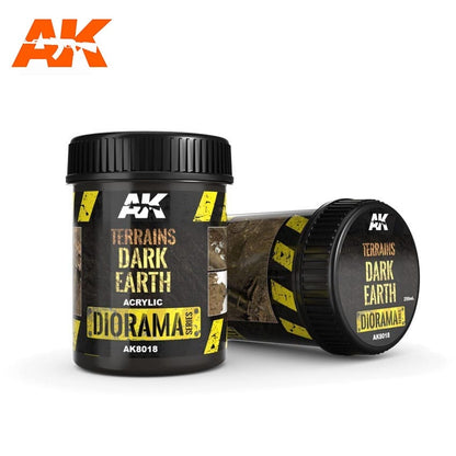 AK Interactive Dioramas - Terrains Dark Earth 250ml - Good Games