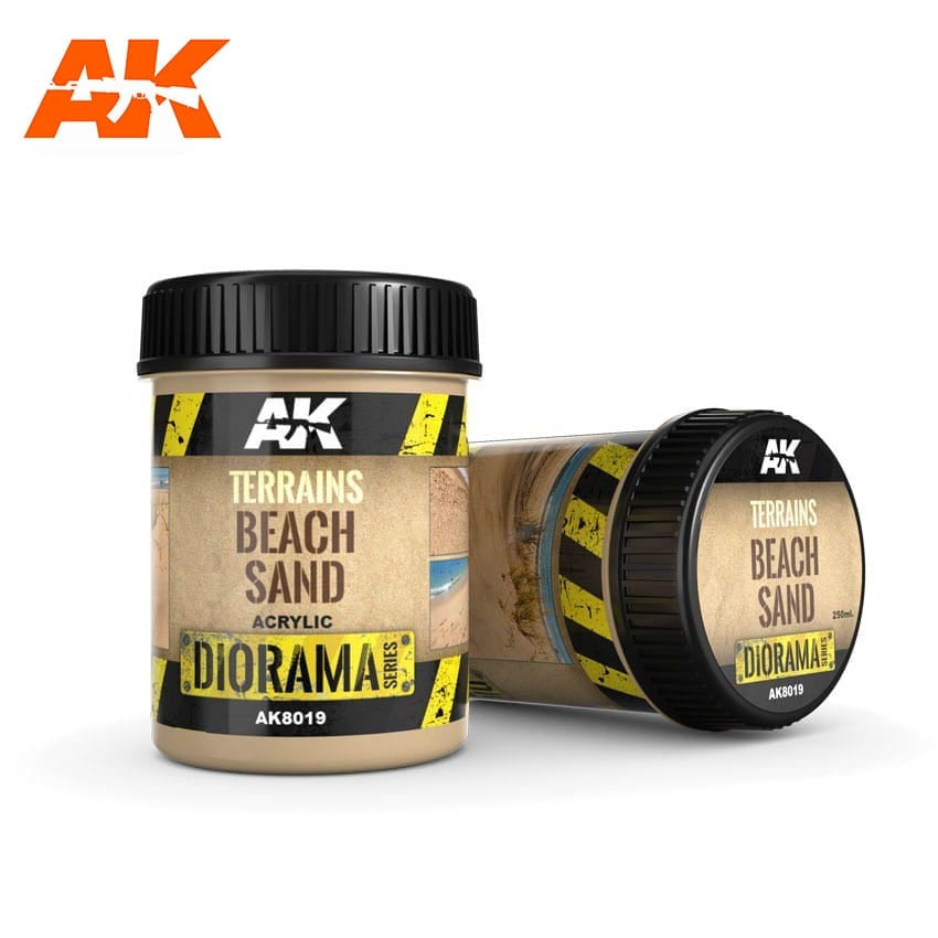 AK Interactive Dioramas - Terrains Beach Sand 250ml - Good Games