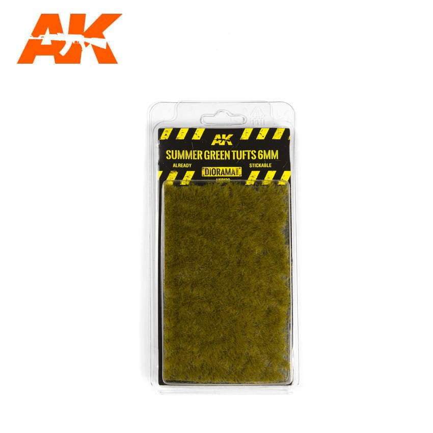 AK Interactive Vegetation - Summer Green Tufts 6mm - Good Games