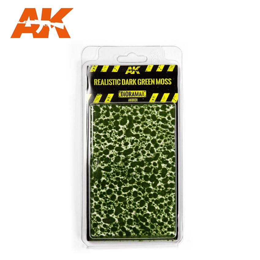 AK Interactive Vegetation - Realistic Dark Green Moss - Good Games