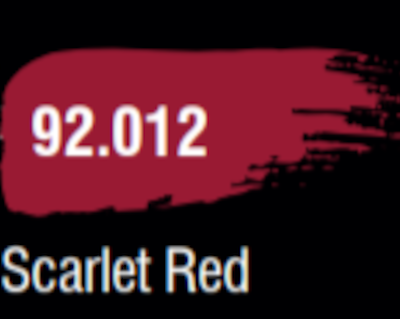 Dungeons &amp; Dragons Prismatic Paint Scarlet Red 92.012