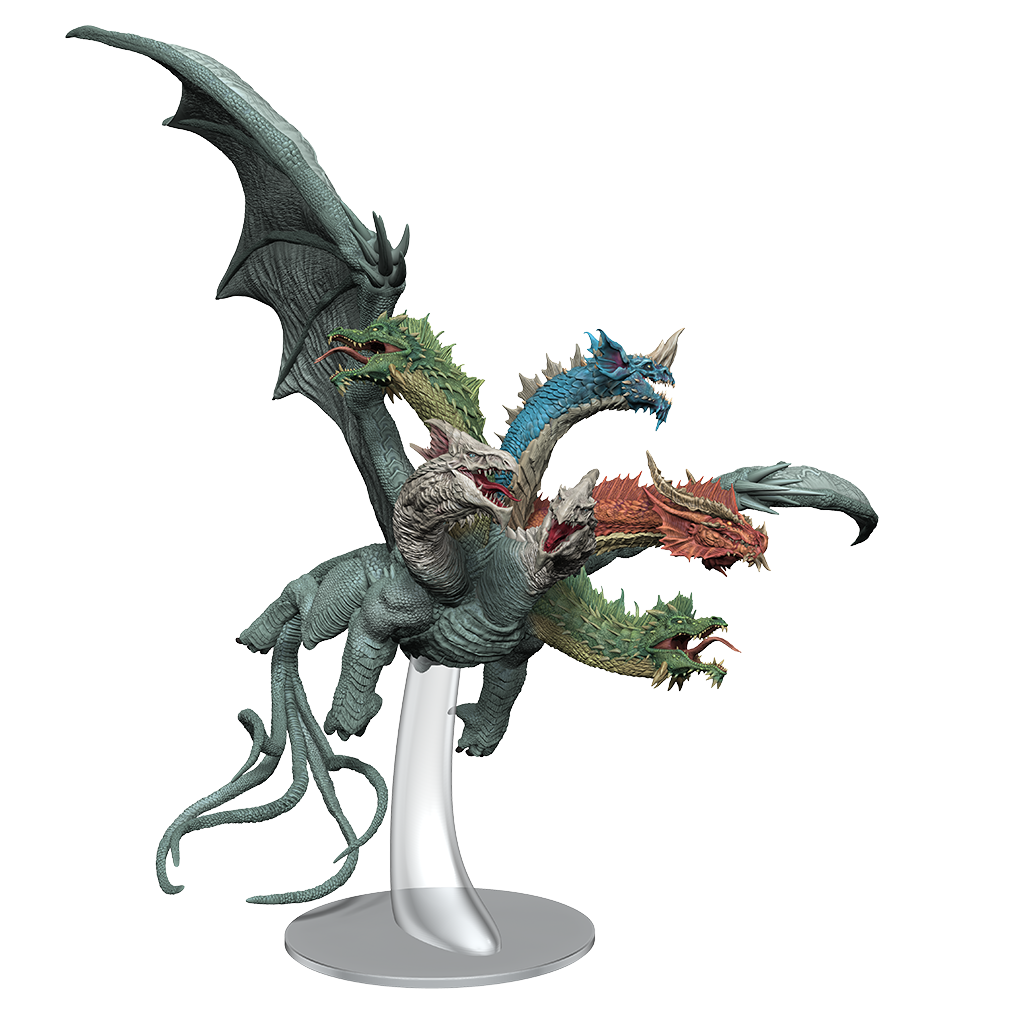 Dungeons &amp; Dragons Icons of the Realms Miniatures Fizbans Treasury of Dragons Dracohydra Premium Set 2
