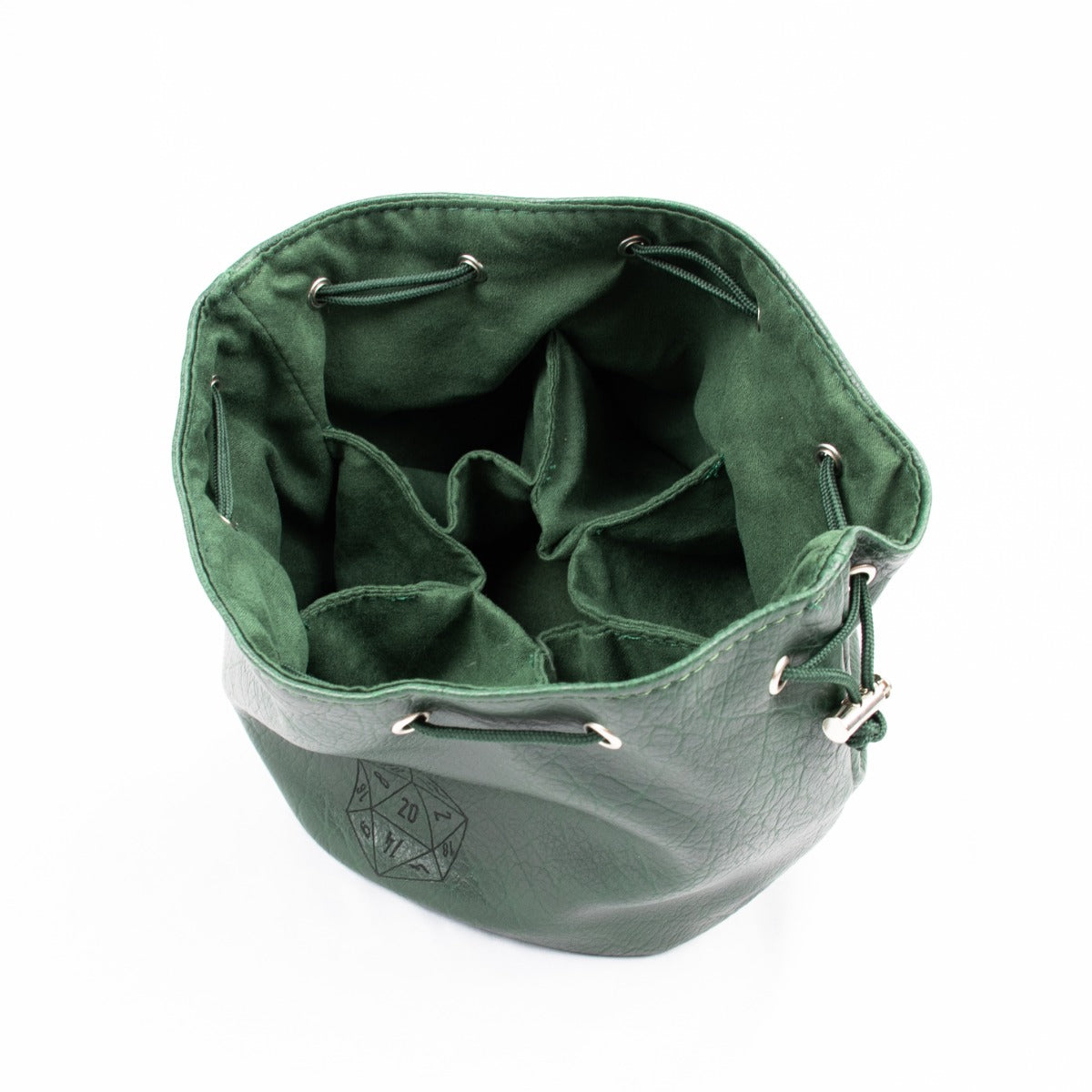 LPG Multipocket Dice Bag Leather - Green - Good Games