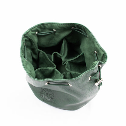 LPG Multipocket Dice Bag Leather - Green - Good Games