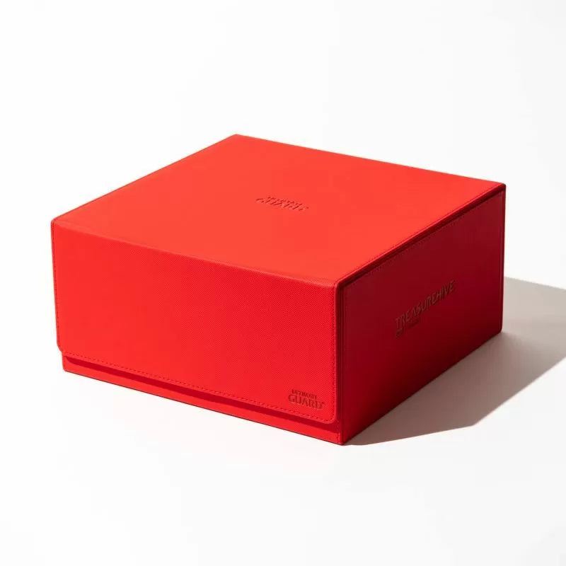 Ultimate Guard - TreasureHive 90+ XenoSkin Red Deck Box - Good Games