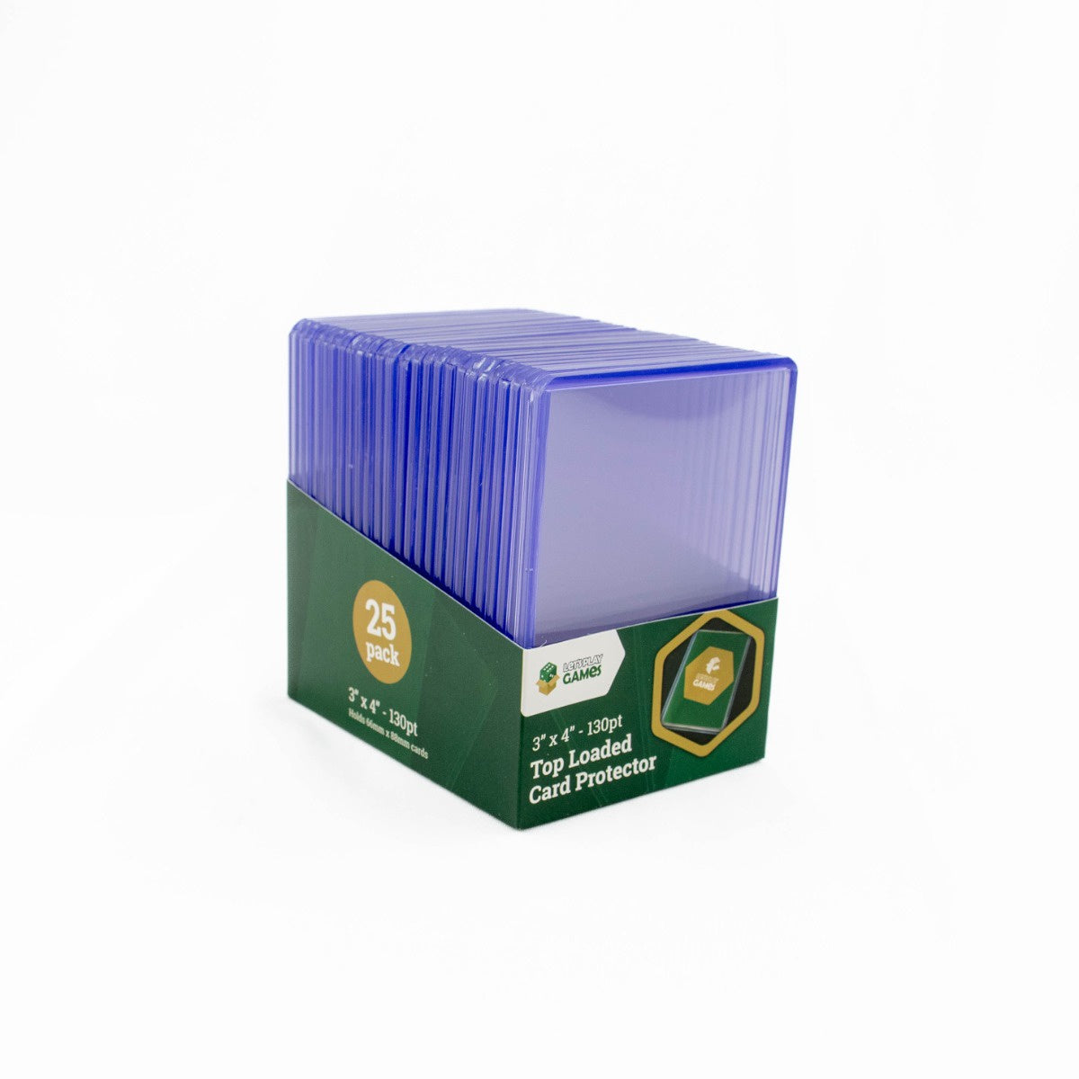 LPG Top Loaded Card Protector 3x4 130pt (25)