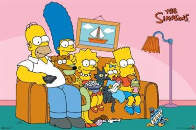 The Simpsons - Couch Poster - Good Games