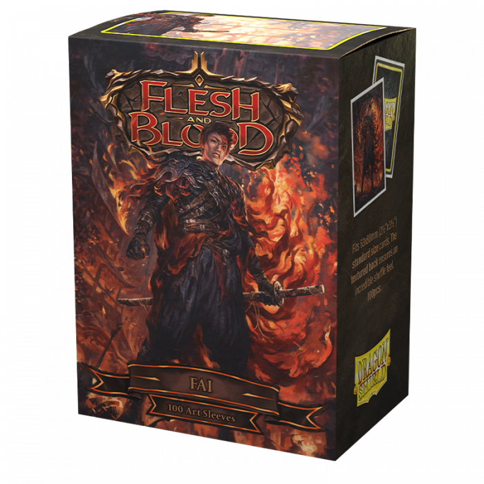 Dragon Shield - Matte Art Sleeves - Flesh and Blood Fai Standard Sleeves (100) - Good Games